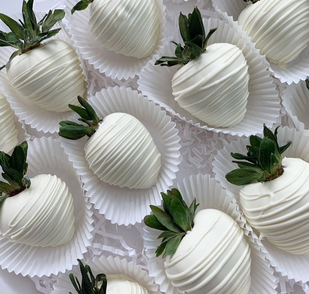 Classic white Dipped Strawberries