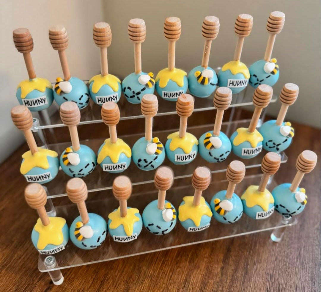 Honey bee cake pops