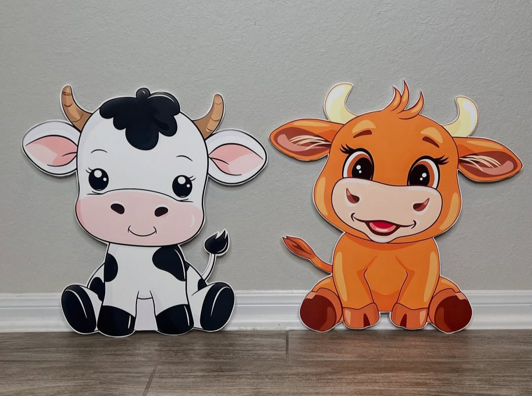 Character cutouts decor