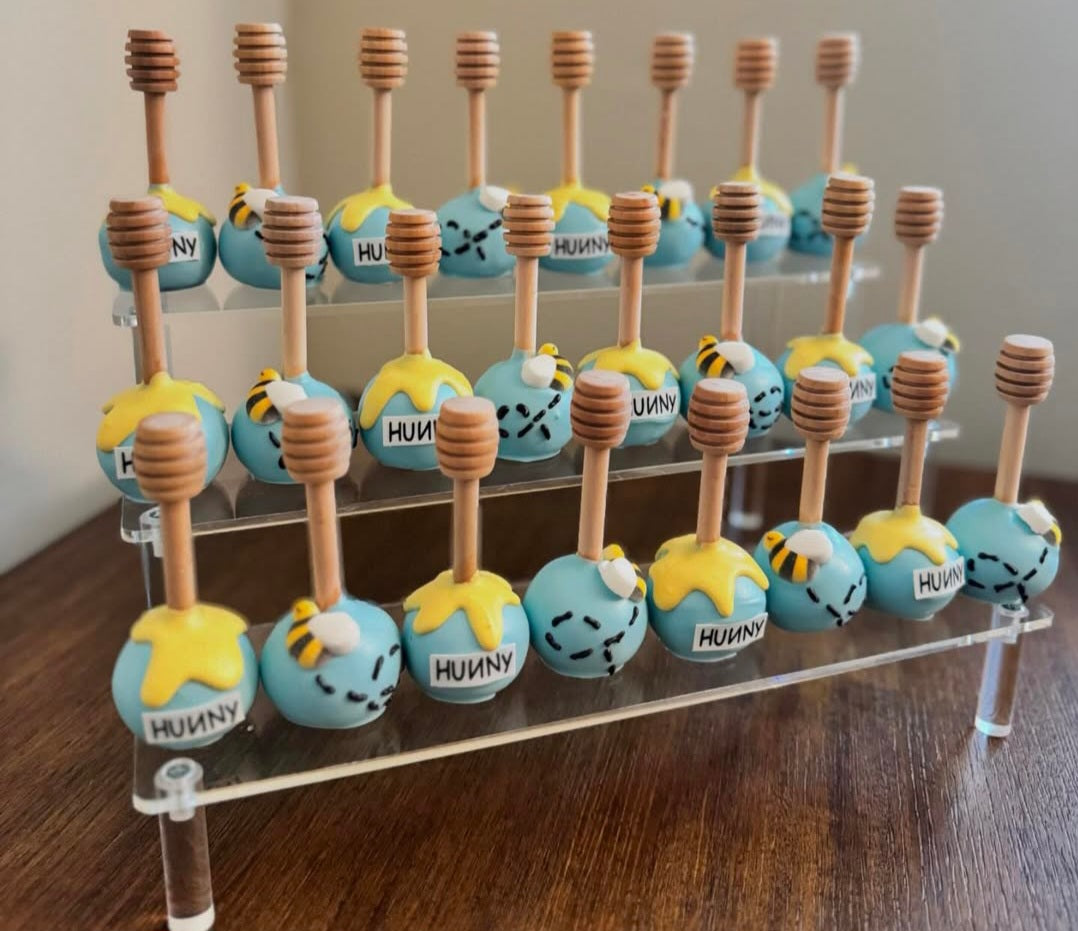 Honey bee cake pops