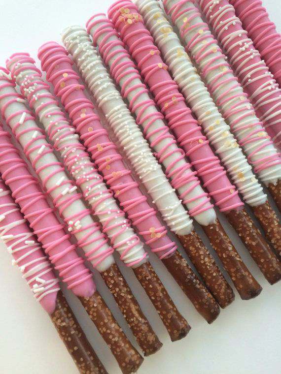 Chocolate covered Pretzel rods(dozen)